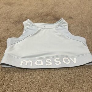 Like new baby blue massov sports bra